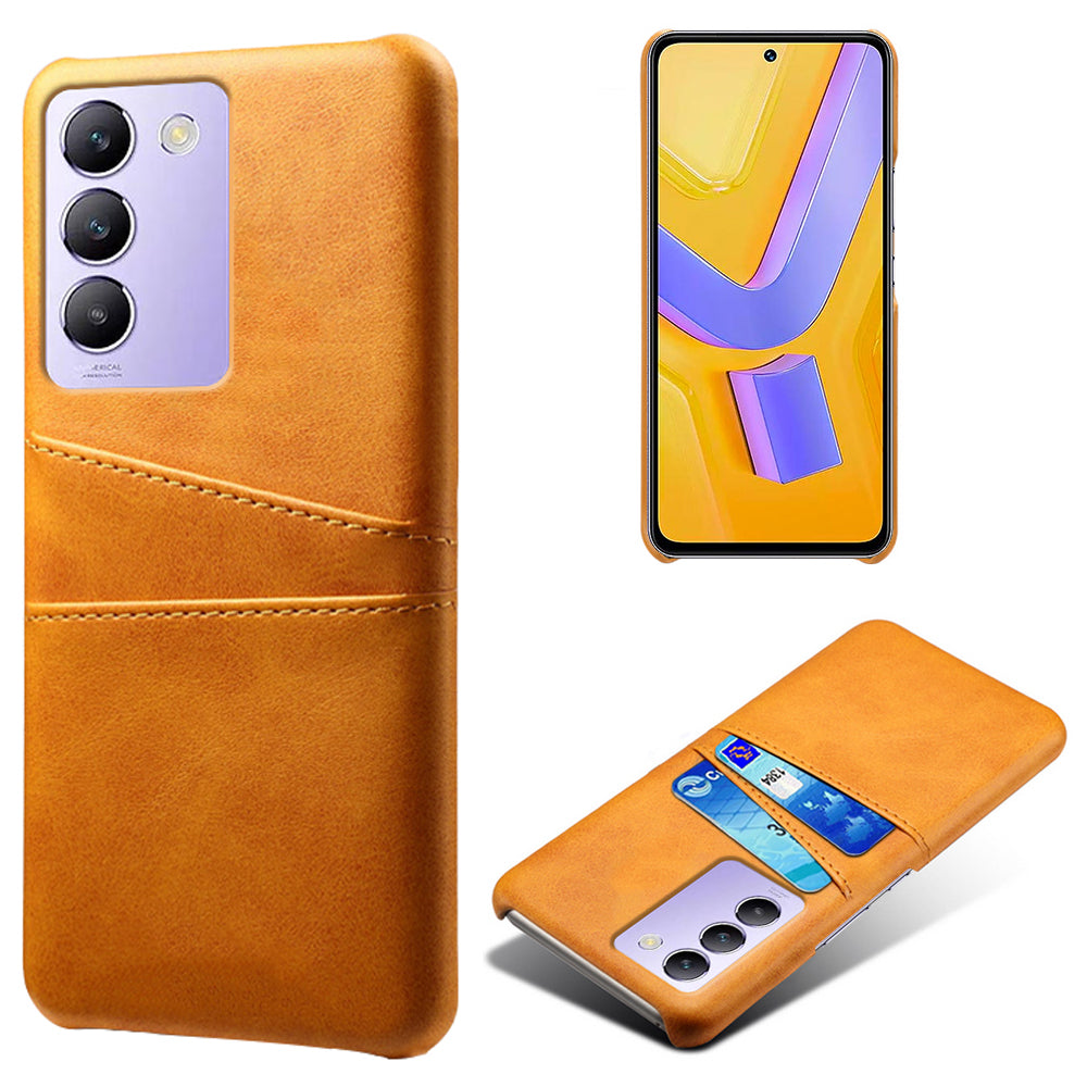 For vivo Y100 5G (Indonesia) / Y200e 5G Case Card Holders Leather+PC Slim Fit Phone Cover For vivo Y100 5G (Indonesia) / Y200e 5G Case Card Holders Leather+PC Slim Fit Phone Cover